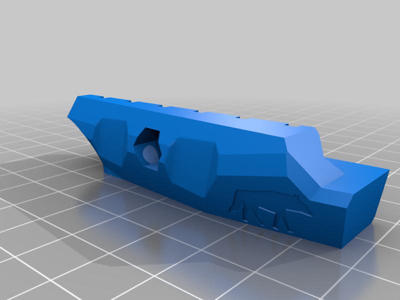 Miniatura 4 do modelo 3D Tone Angled Foregrip