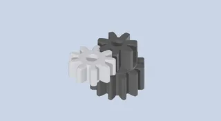 Beefed up gears for Nerf Rapidstrike