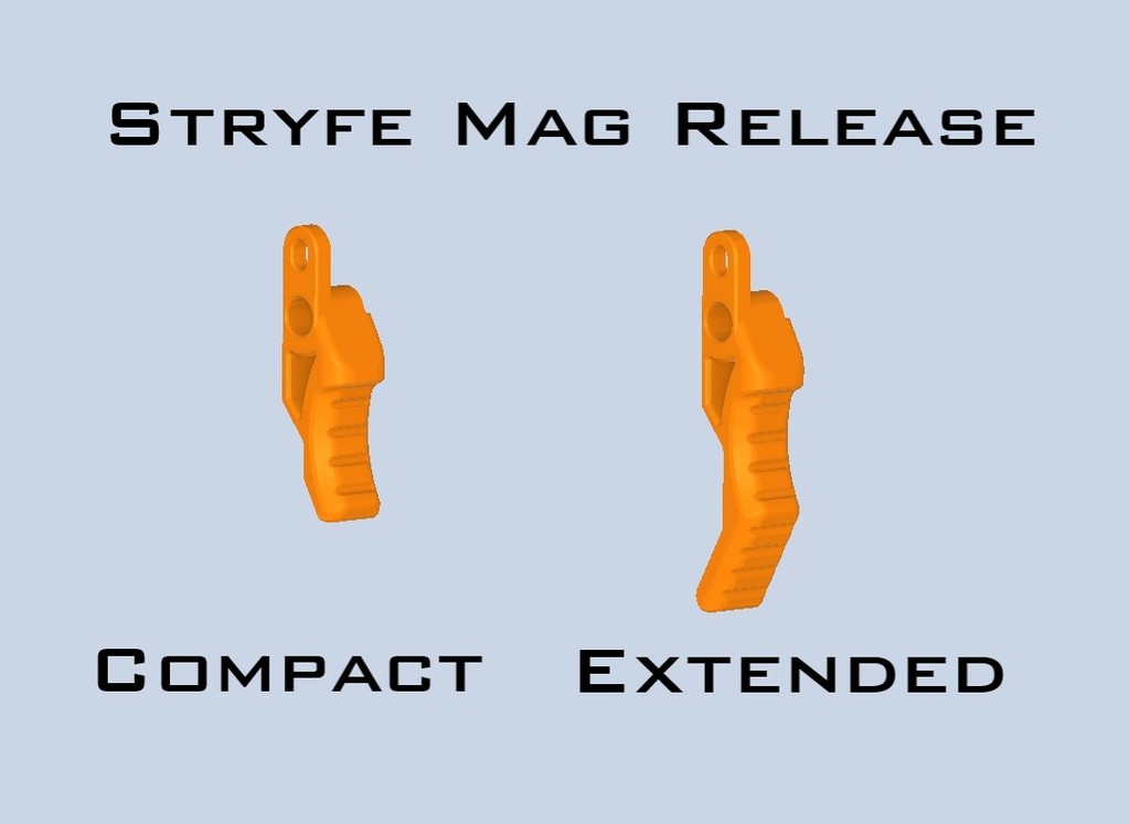 Nerf Stryfe mag release levers