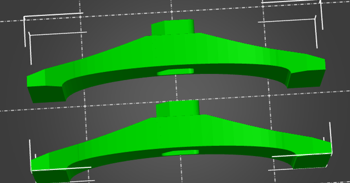 ONN TV Legs (Low Profile) by ratatosk Download free STL model