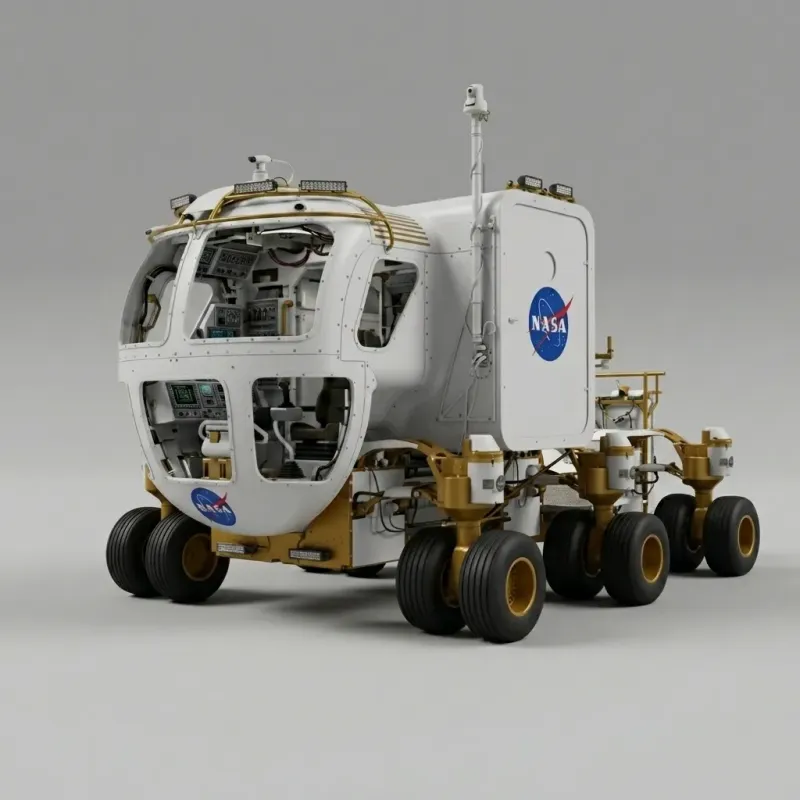 Space Transport Vehicles - NASA Lunar Electric Rover - 2 VERSIONS by ...