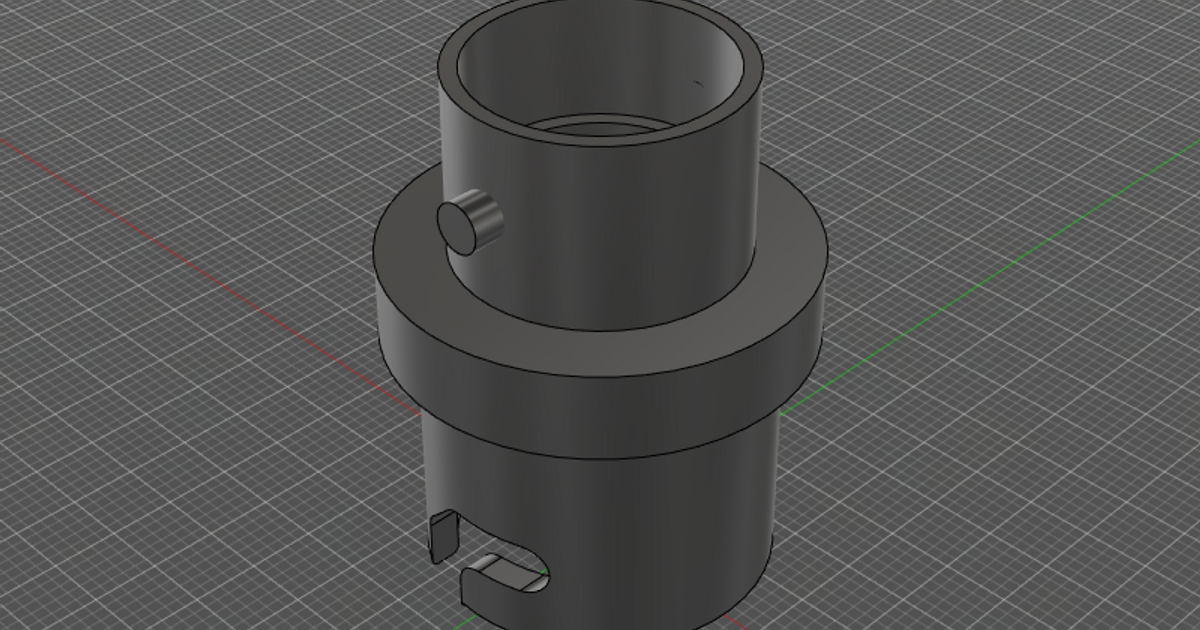 Kite pump adapter by Jorge | Download free STL model | Printables.com