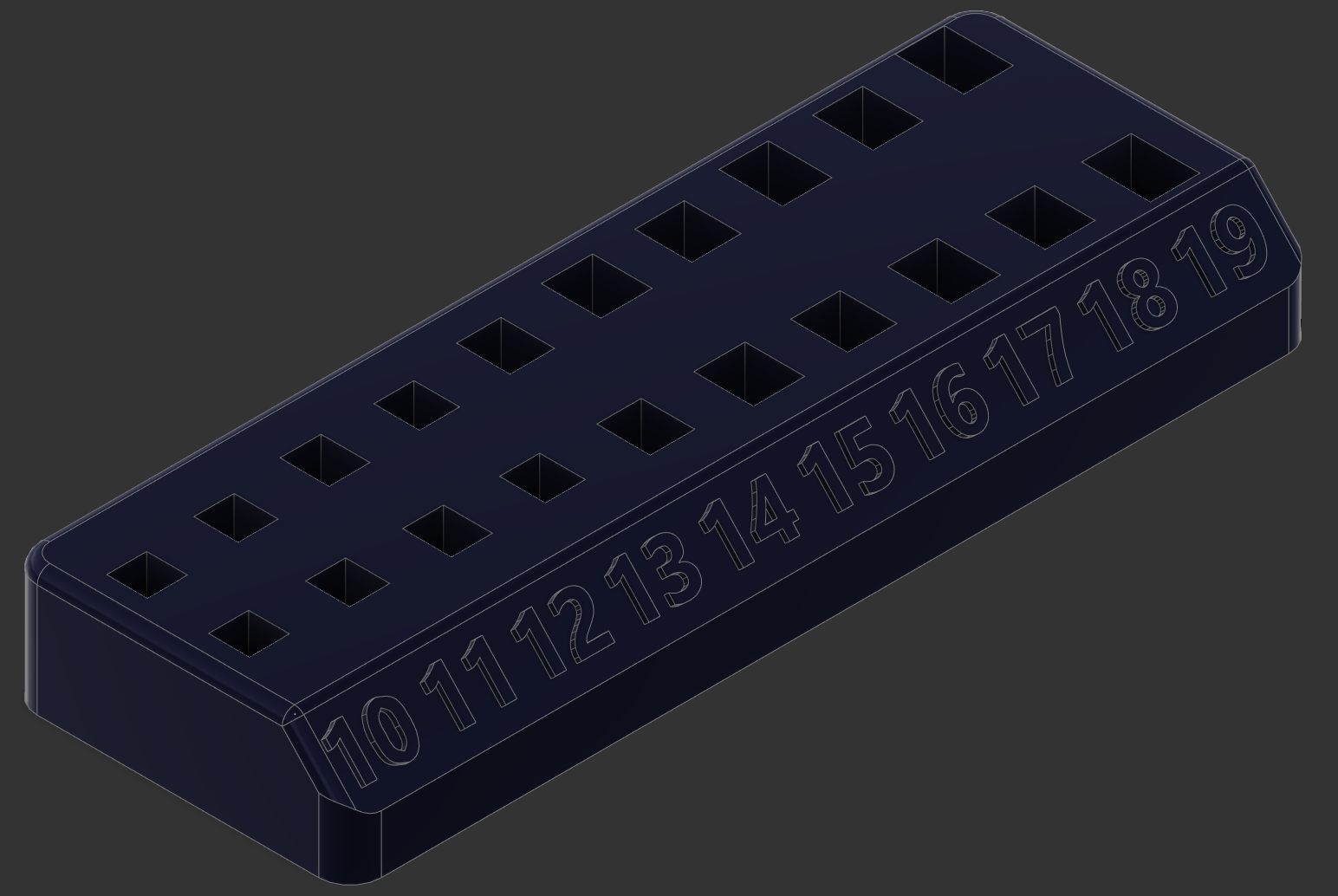 Crows foot rack tool organizer by gx1400 download free stl model