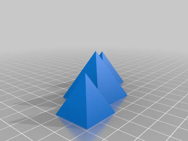Pyramids of Giza Low Poly