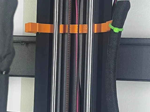 FLSUN QQ-S Pro Tower Clip – LED Strip & Cable Mount (Remix)