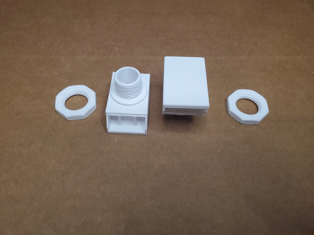 Miniatura 5 do modelo 3D Electronics Controller Box Air Vent