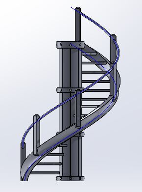 Spiral Staircase 1/60th by Raynus | Download free STL model ...