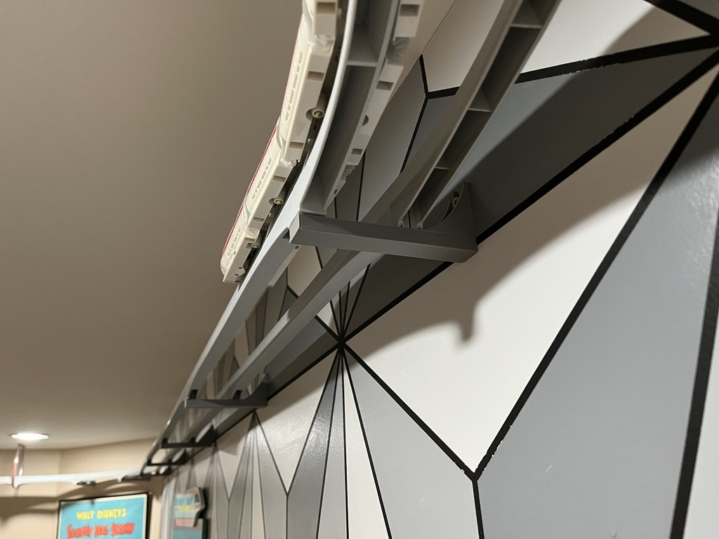 Monorail Dual Wall Bracket Disney Playset