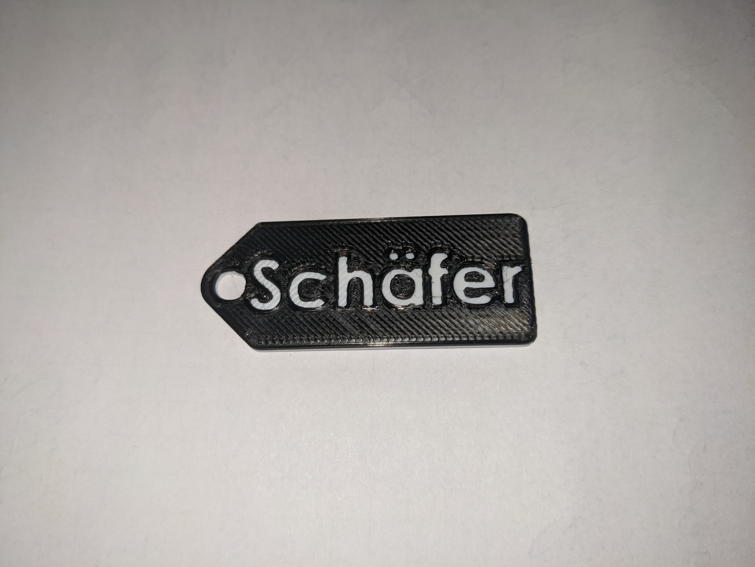 Simple Name-Tags for Keyrings etc. - Solidworks adaptable