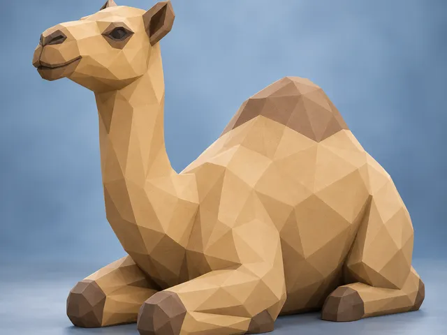 Low Poly Camel
