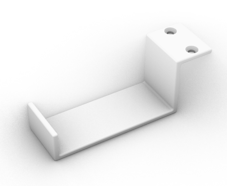 headphone hanger 70mm by mstejska Download free STL model