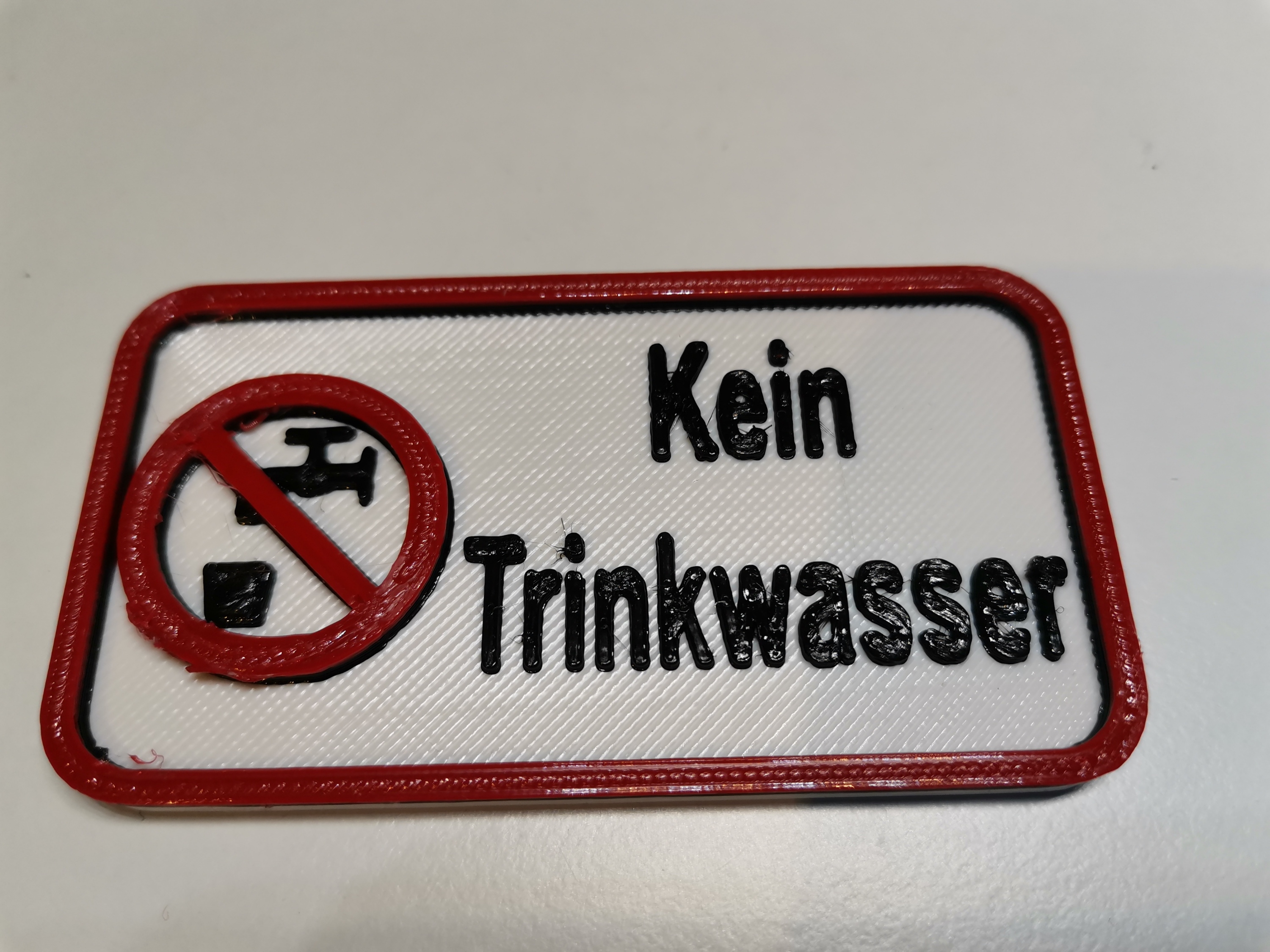 Schild Kein Trinkwasser