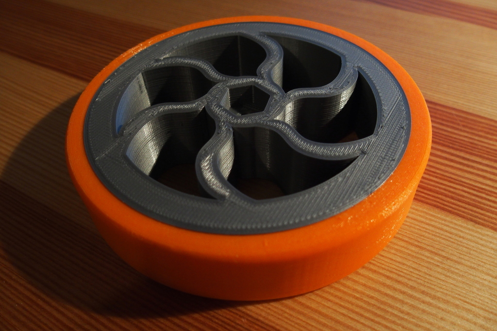 96mm diameter wheel