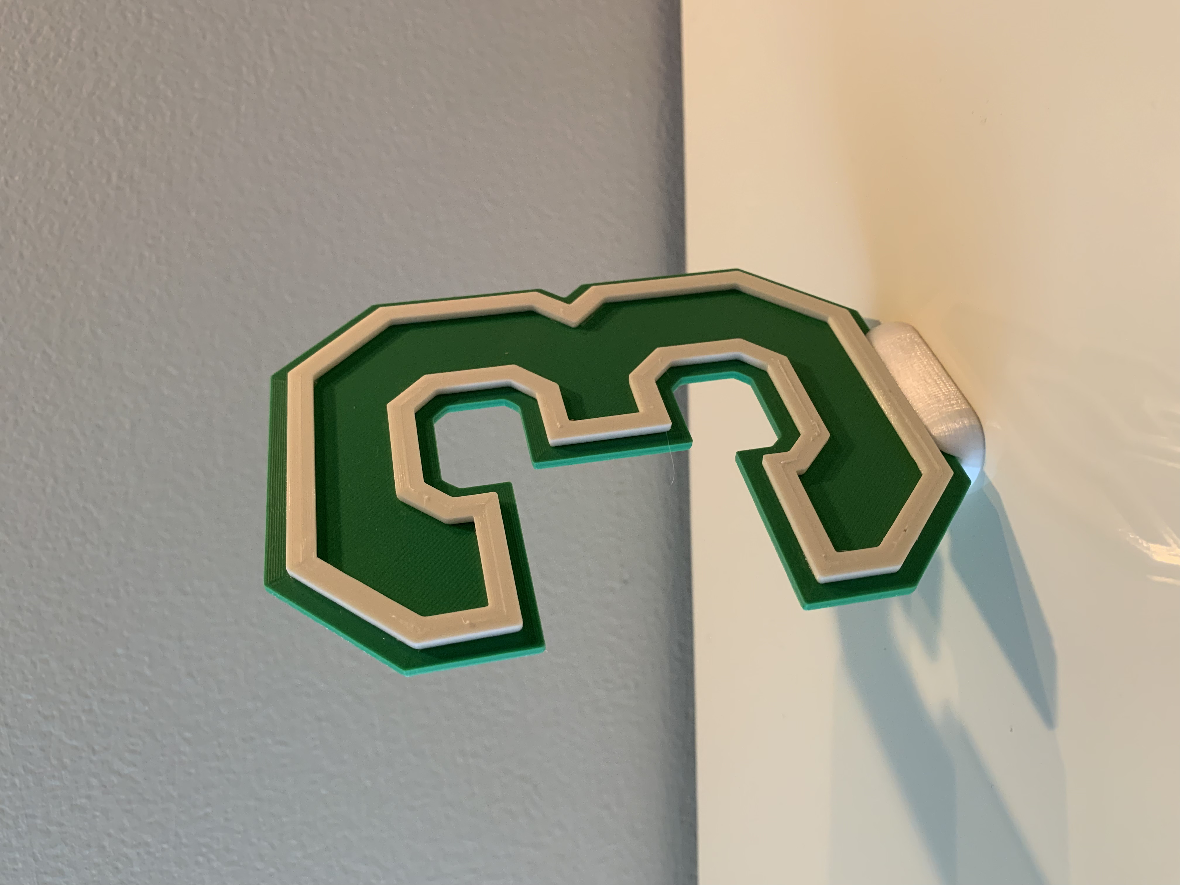 Alphabet Letter/Numbers '3' Sport Numbers/School Colors by Art G