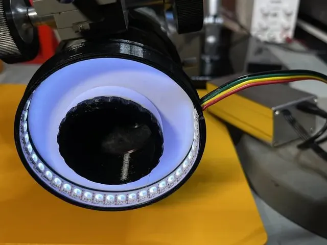 Ring light for stereo microscope with 48mm thread, Olympus and others