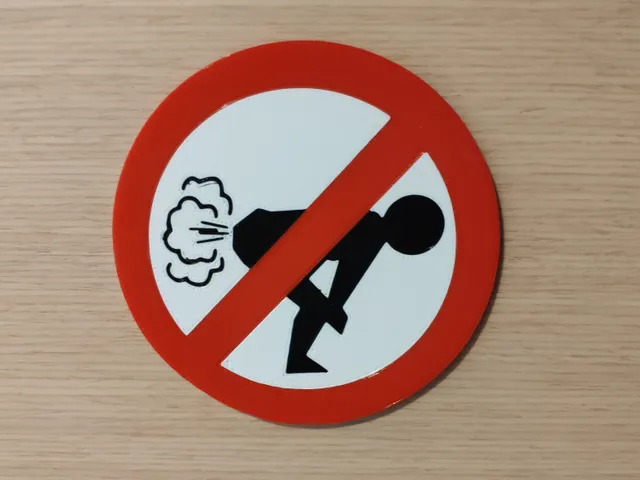 No Fart Sign - MMU ready