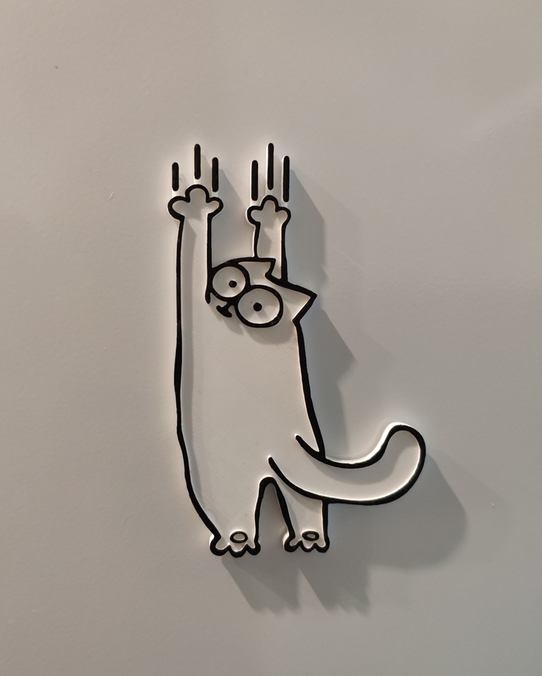 Simon's Cat Scratch and Stretch by LCruz3D Download free STL model