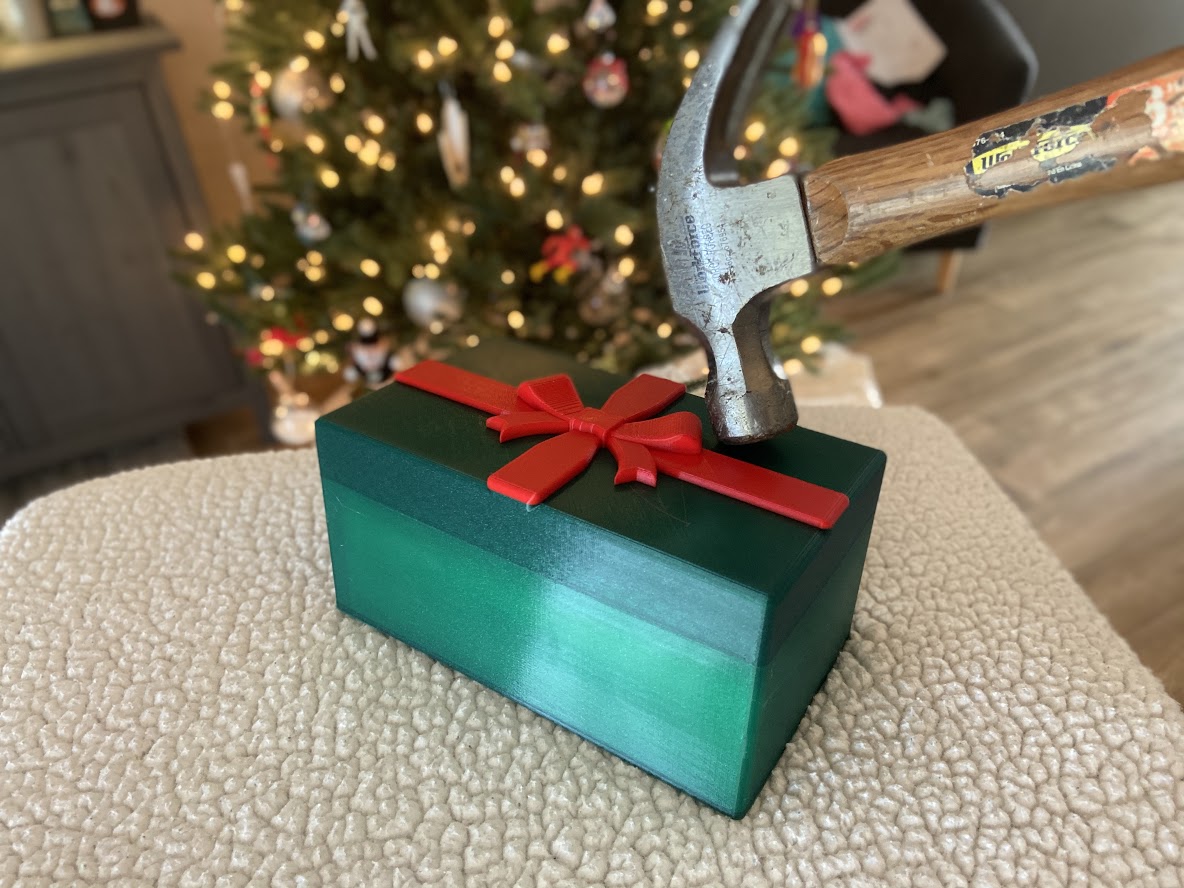 Holiday Gift Box (Naughty Version, Smash-to-Open)