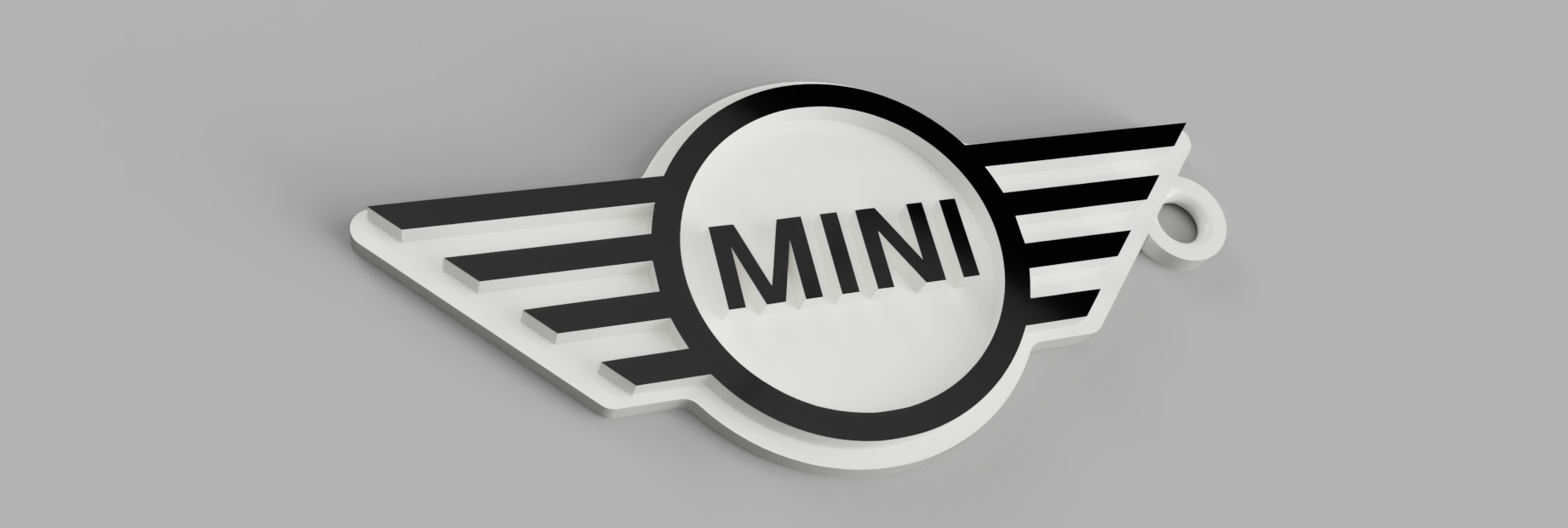 Keychain with MINI series logo (new logo)