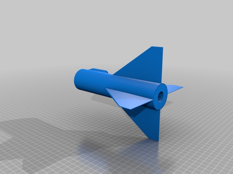Retrievable Model Rocket for 18mm engines por Voltex | Descargar modelo ...