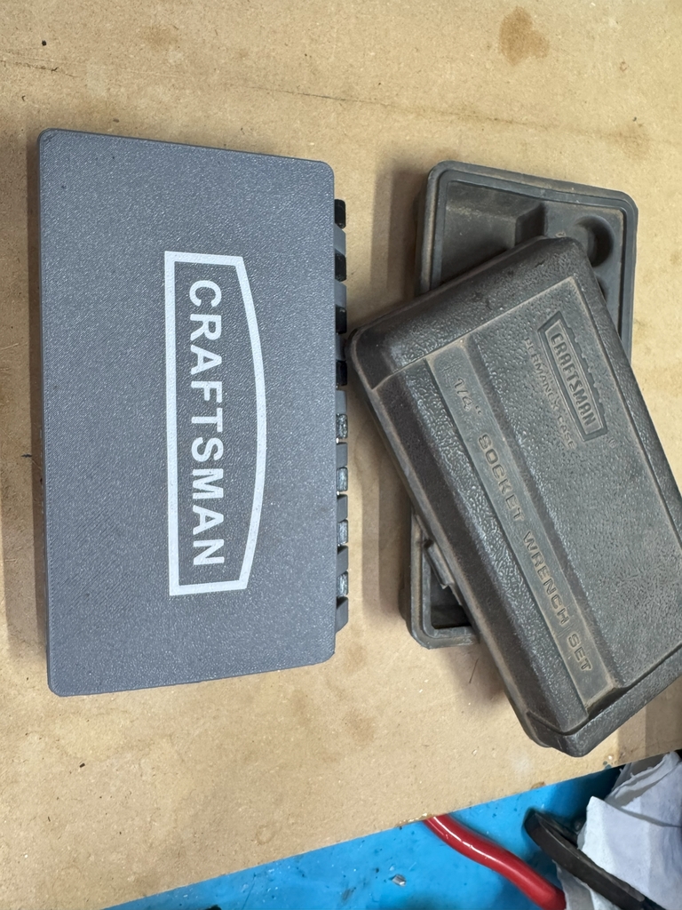 Socket box replacement 1/4" Craftsman 