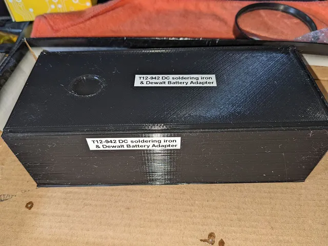 Slide top box for T12-942 Solder station