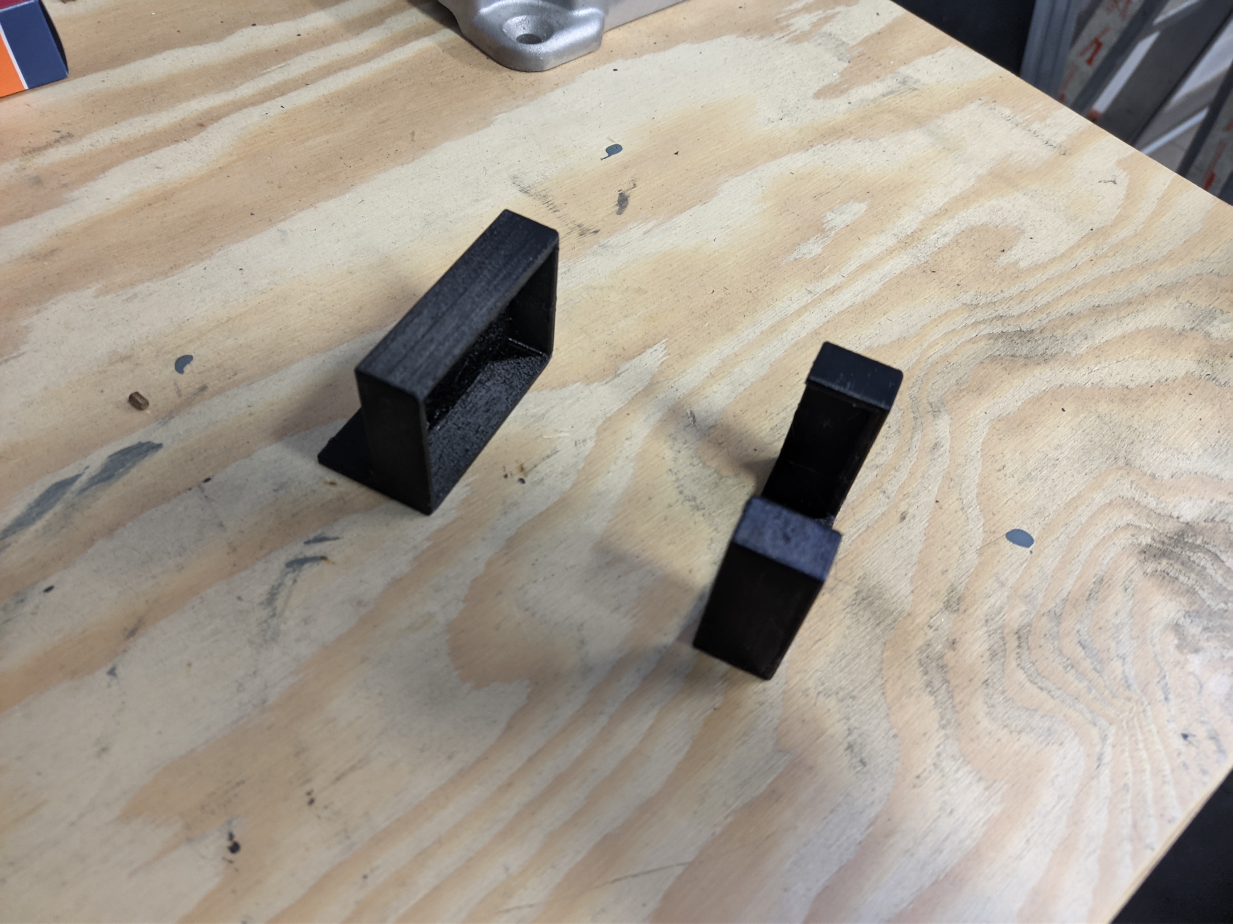 Power Strip Wall Mount Brackets by Kevin D Download free STL model