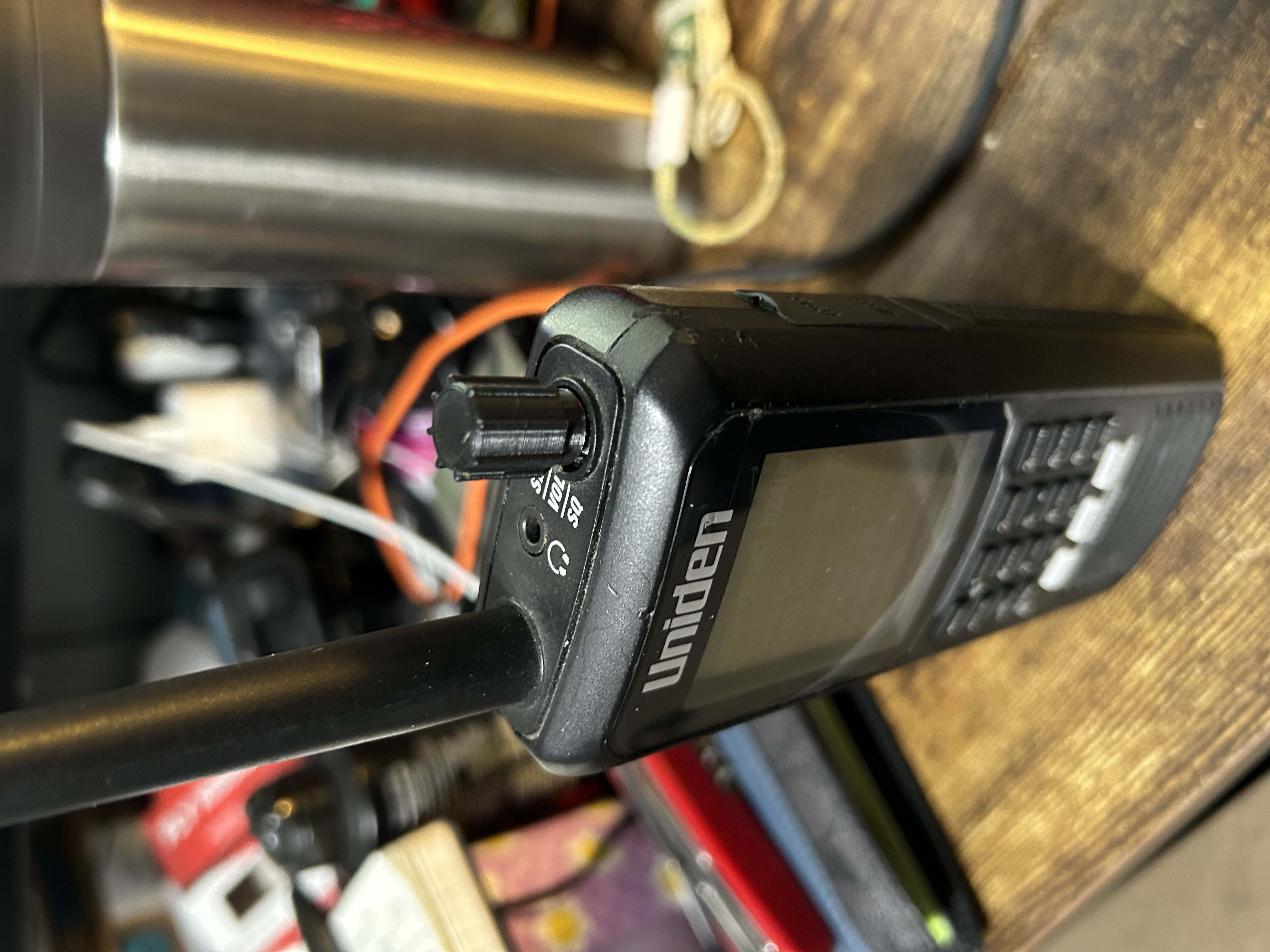 BCD436HP Digital Scanner Volume Knob