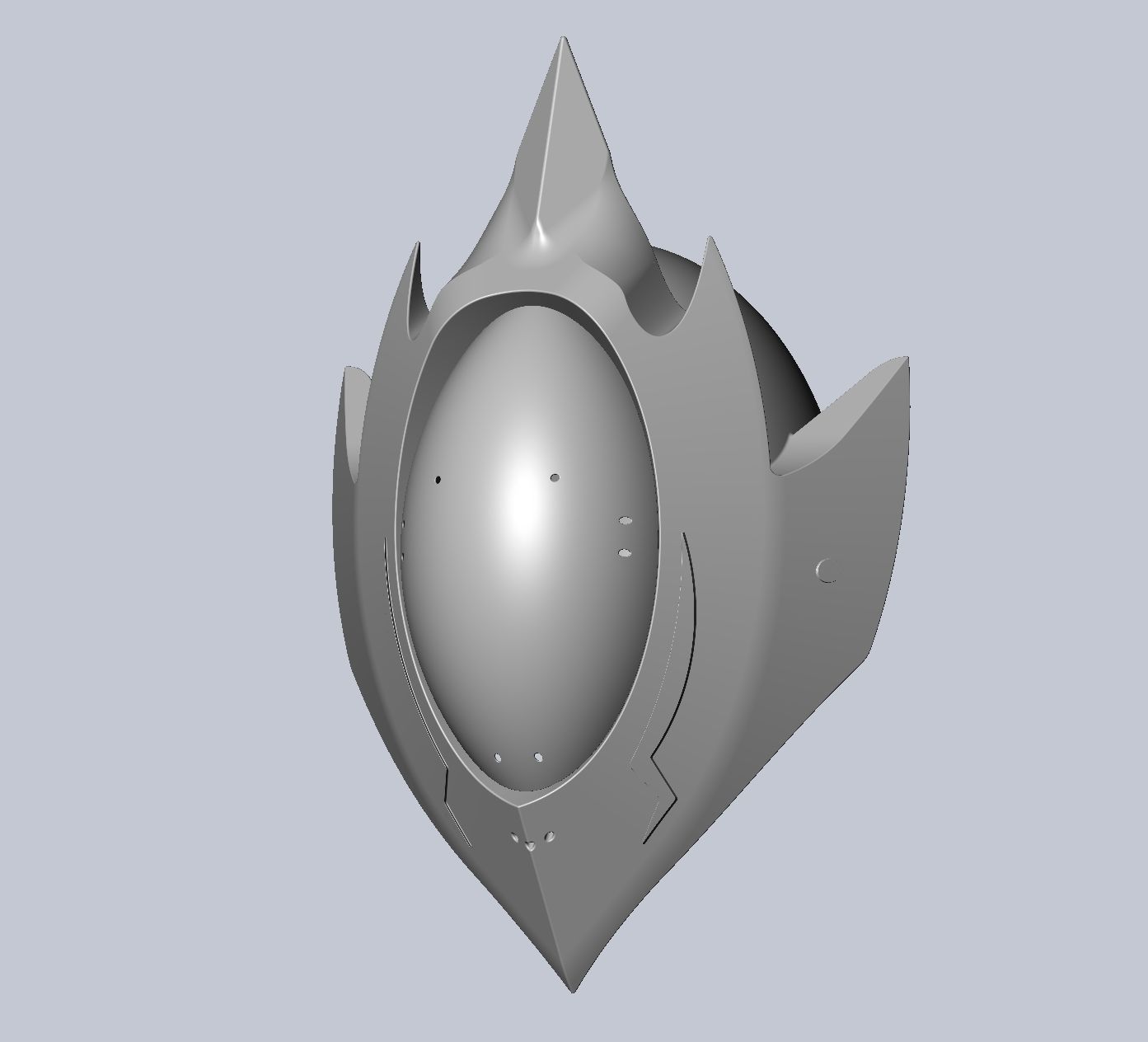 Code Geass Zero Mask Printable Model