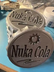 Nuka Cola Logo by LoboPretoDes | Download free STL model | Printables.com