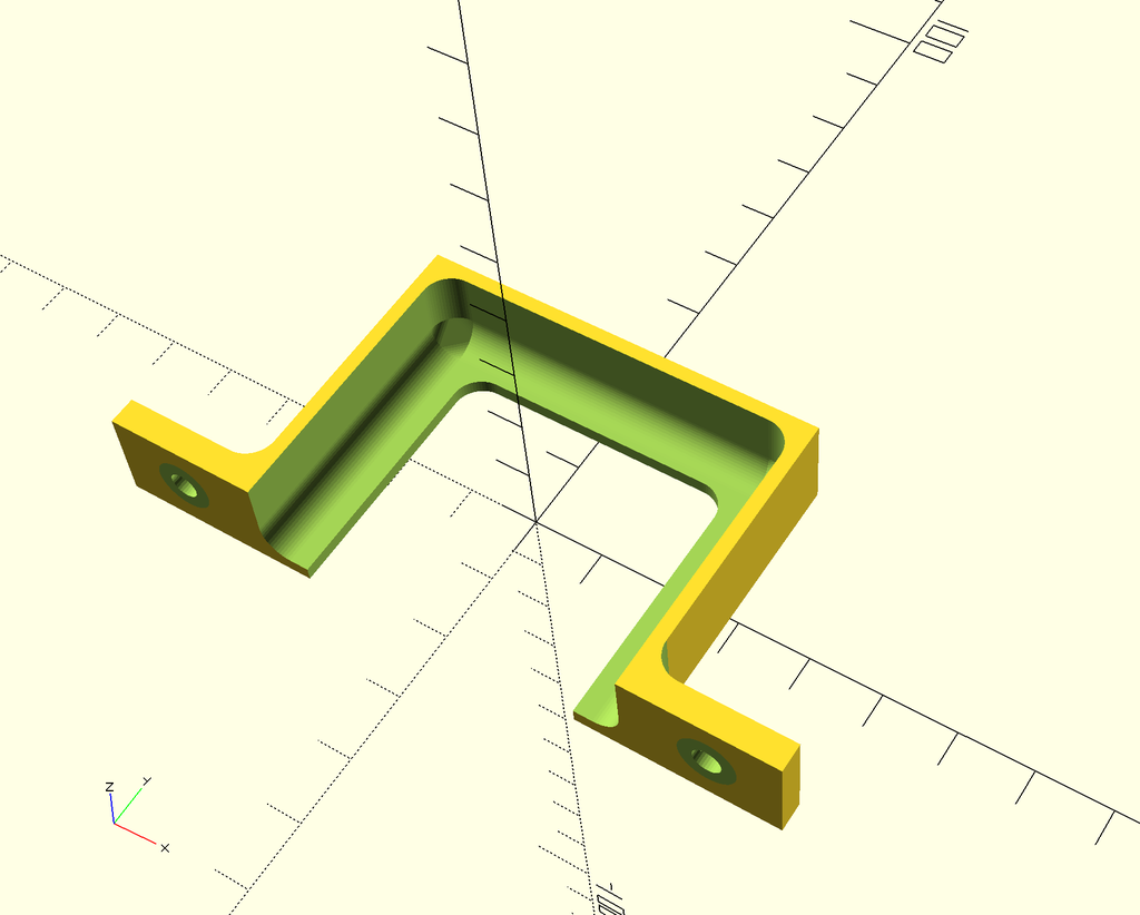 Parameterized Power Strip Mount — miniatura 7