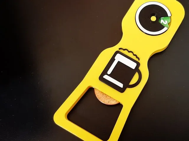 Bottle opener with integrated drink counter