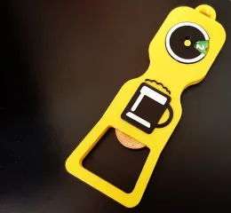 Bottle opener with integrated drink counter