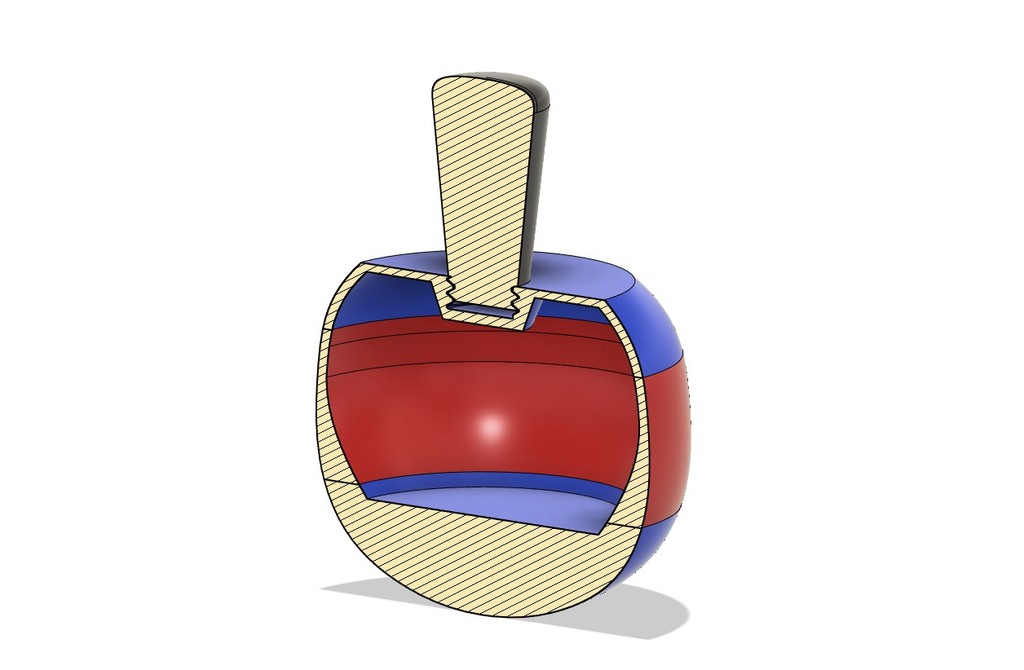 Miniatura 4 do modelo 3D Tippe Top NO SUPPORT NEEDED Kreisel