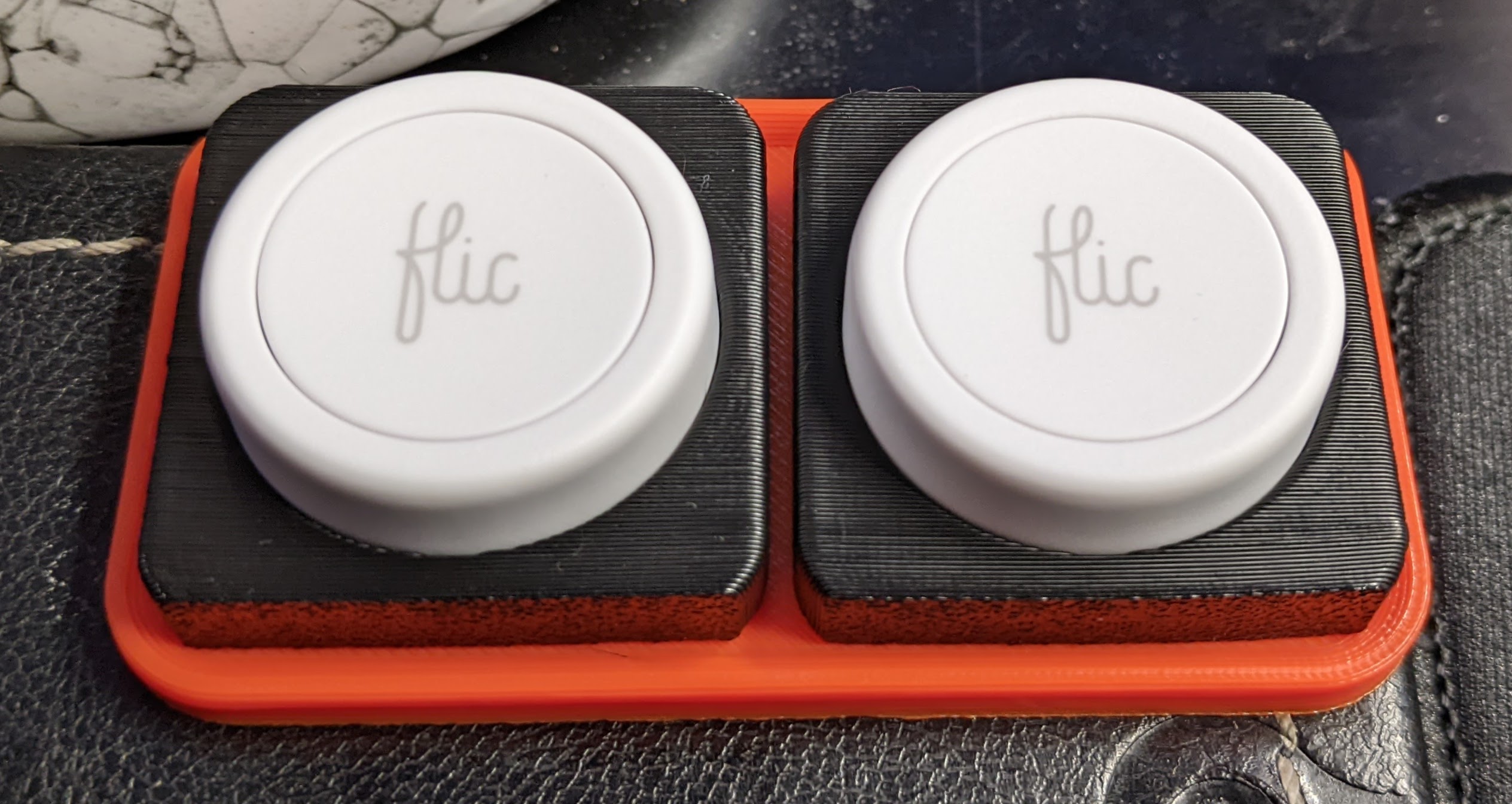 Flic button mount