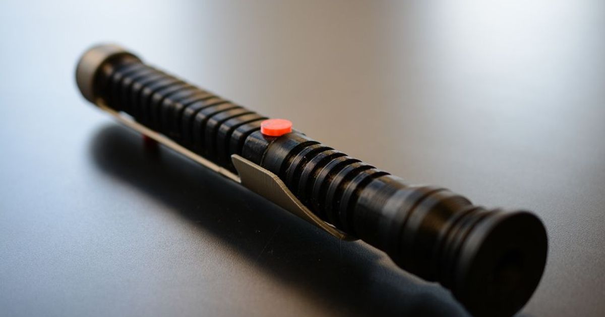 Qui Gon Jinn 3D Printed Lightsaber Hilt 