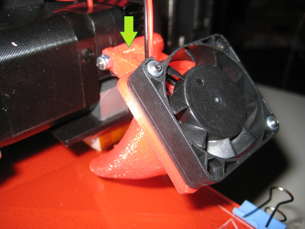 Spacer for Fan duct 40mm CTC prusa i3