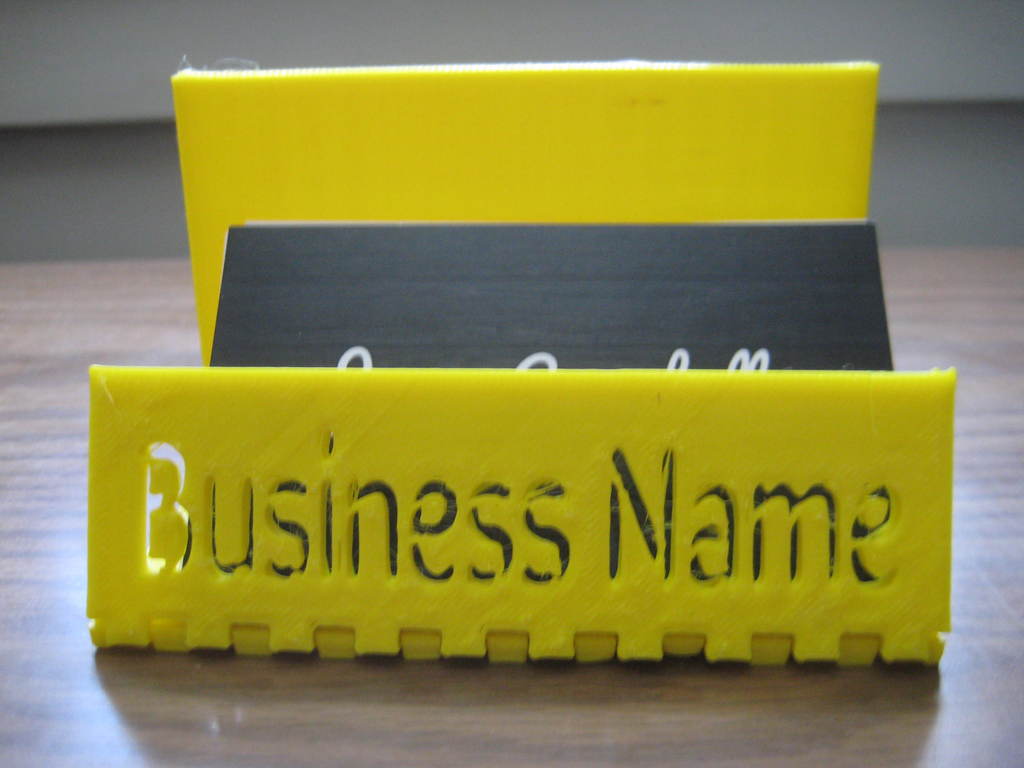 My Customized Business Card Holder