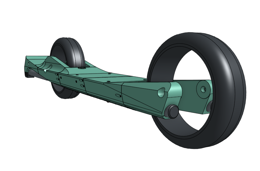 Outrigger: Two Wheeled Electric Skateboard