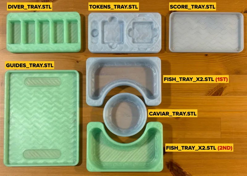Finspan Cozy Board Game Modular Inserts by kraavs | Download free STL ...