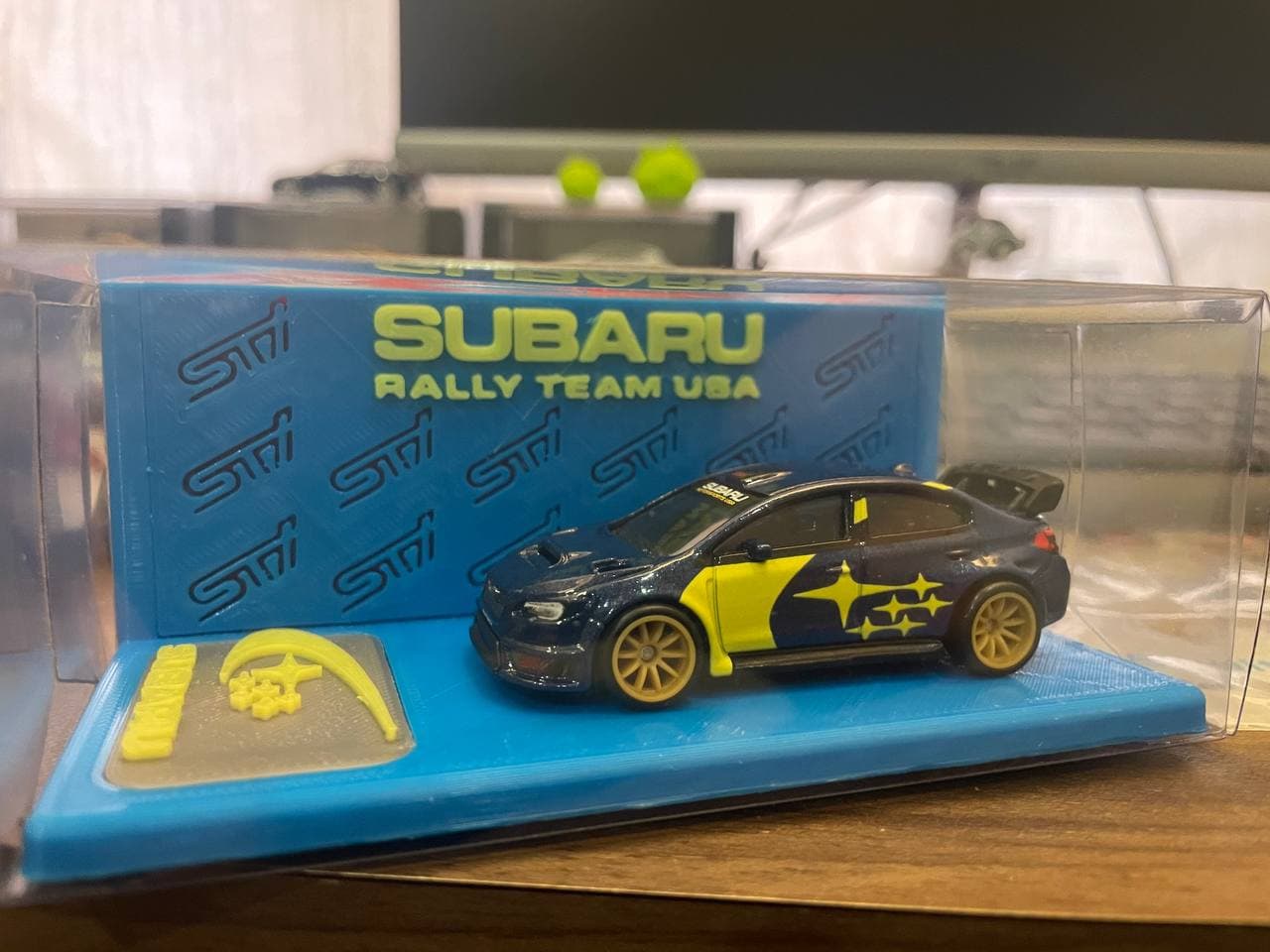 Hotwheels Subaru WRX STI (2016) Display Base