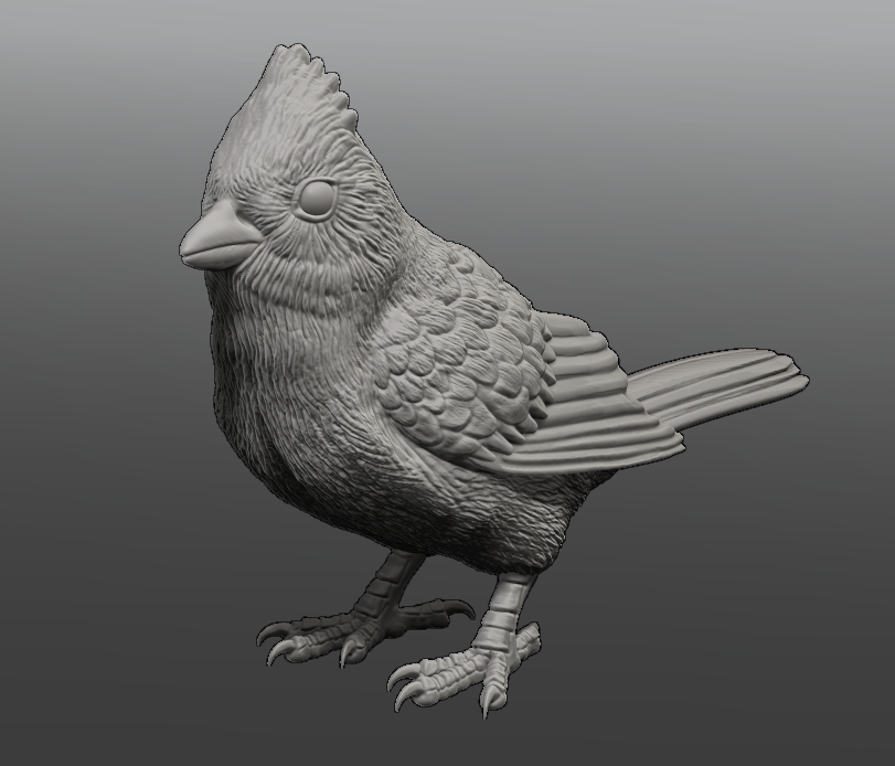 Tufted Titmouse Sculpture