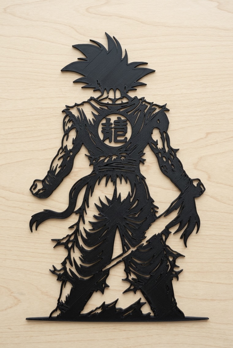 Goku 2d Wall Art
