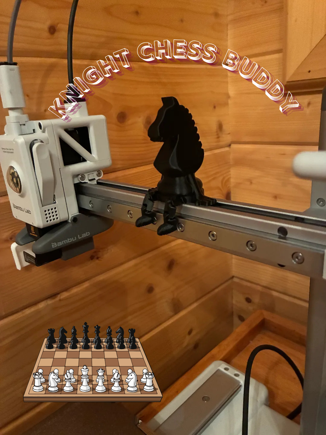 Articulated knight buddy 3D model by Grant