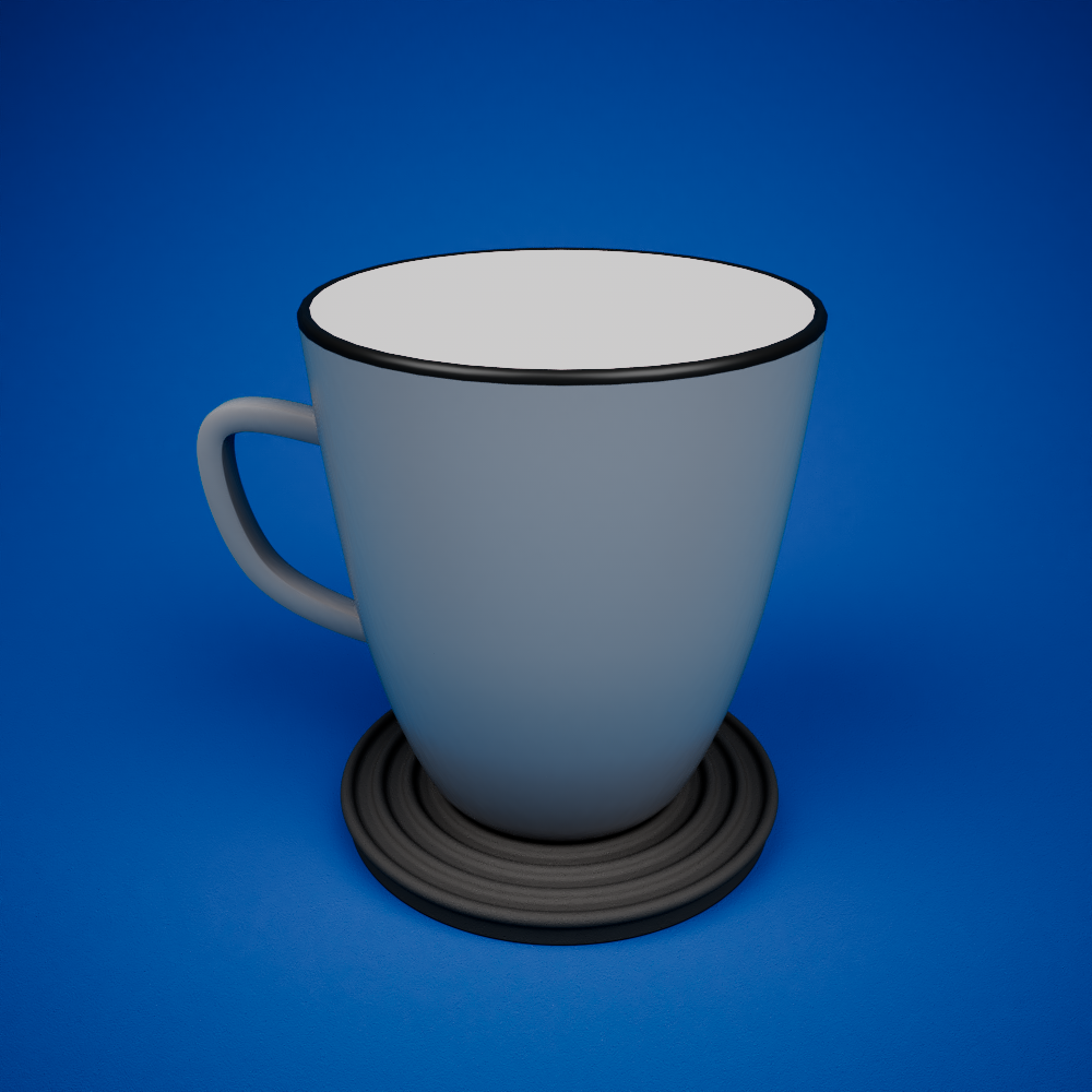 Miniatura 2 do modelo 3D Spiral Pattern Drink Coasters