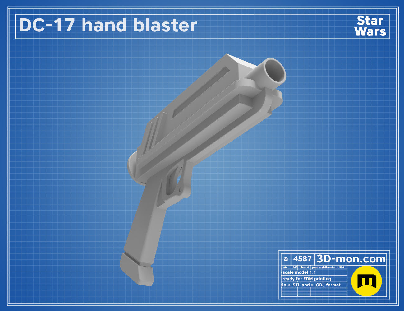 DC-17 Blasters (BadBatch/CloneWars) — miniatura 12