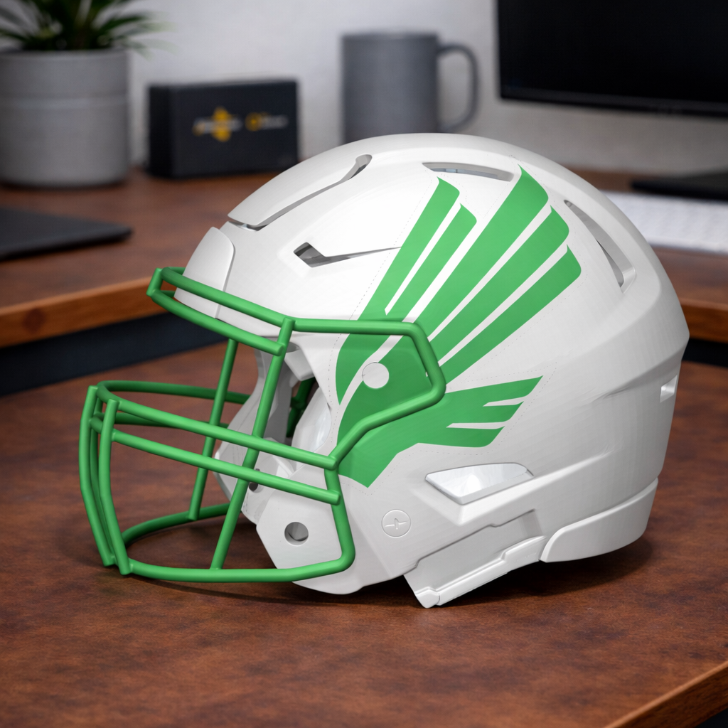 Northern Texas Mean Green Football Helmet