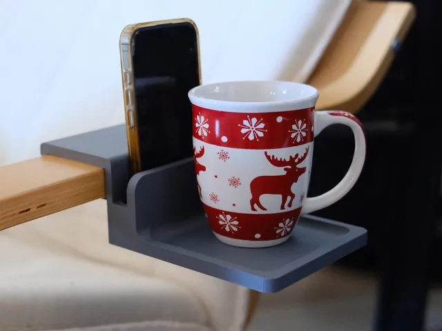 Tablet armrest tray for IKEA POÄNG chair