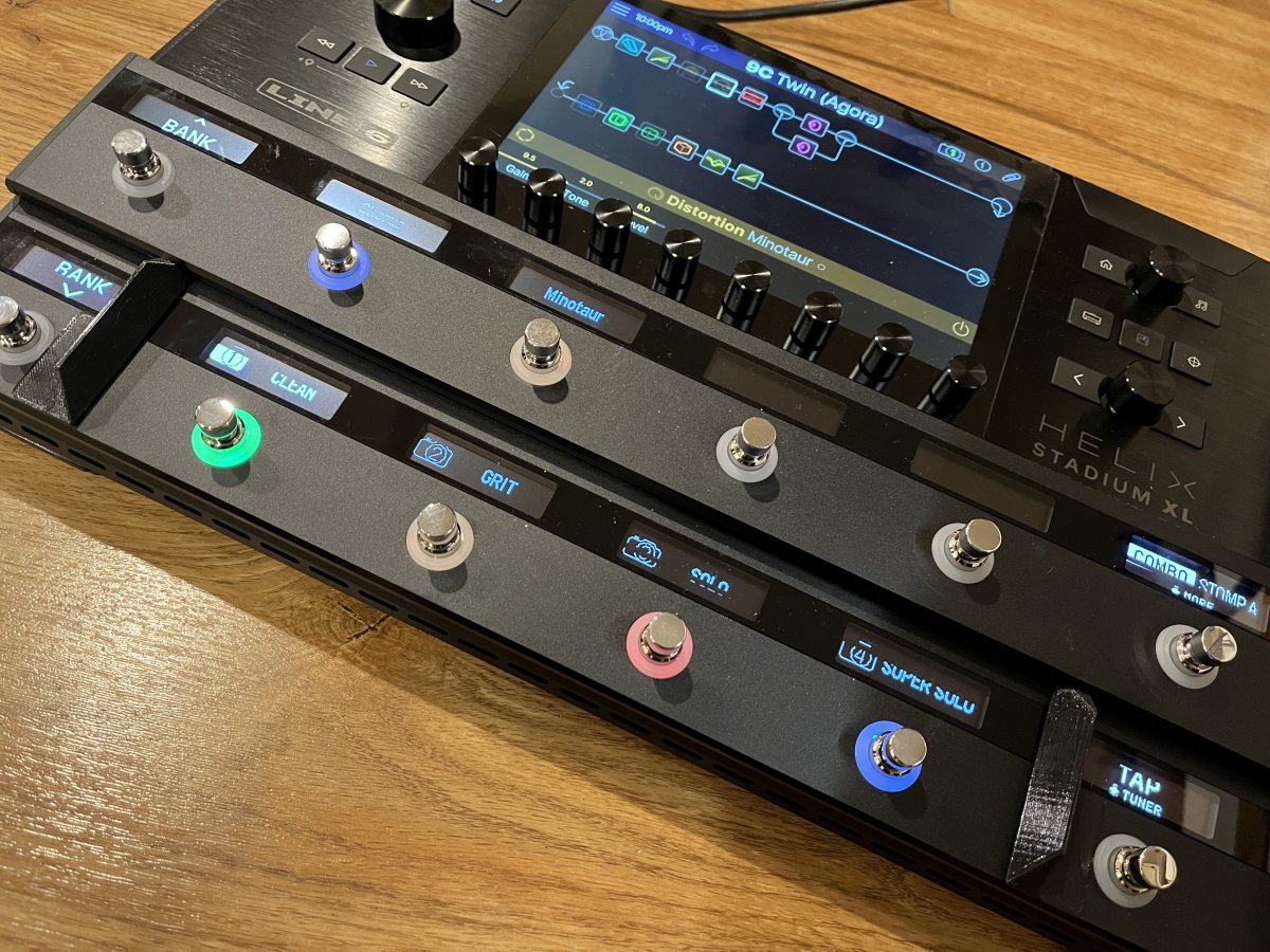 Button Guardrails for Helix Stadium Guitar Processor