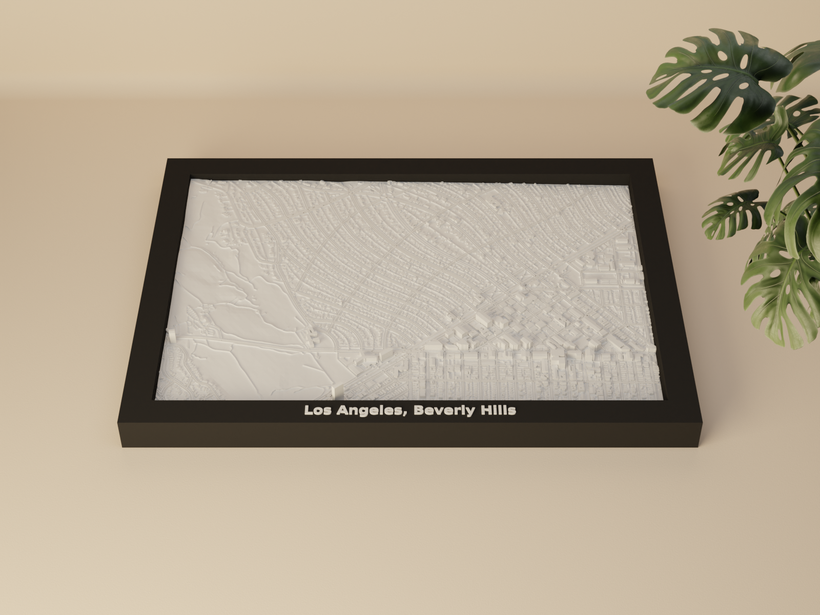 Los Angeles, Beverly Hills, United States - 3D Miniature